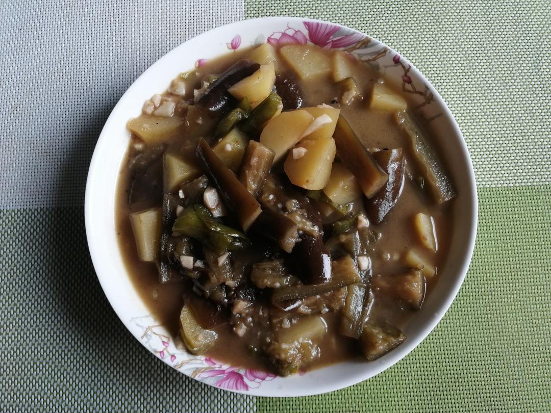 土豆炖茄子