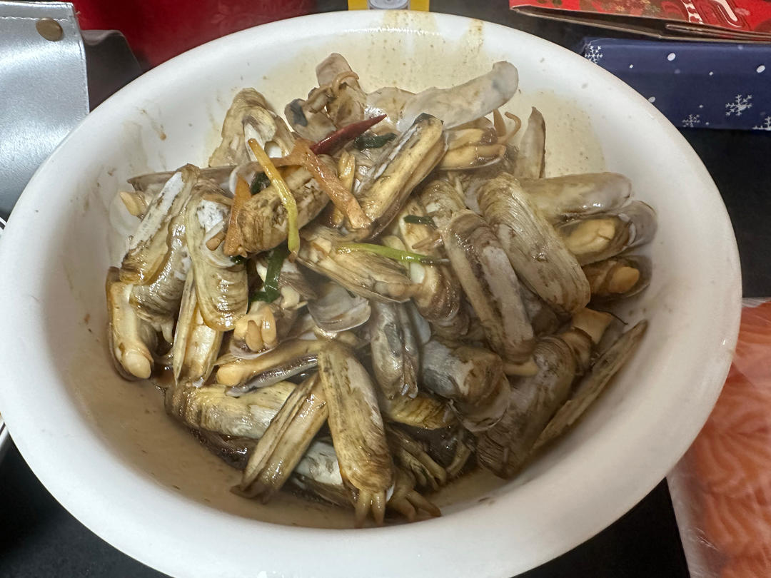 爆炒蛏子｜家常做法