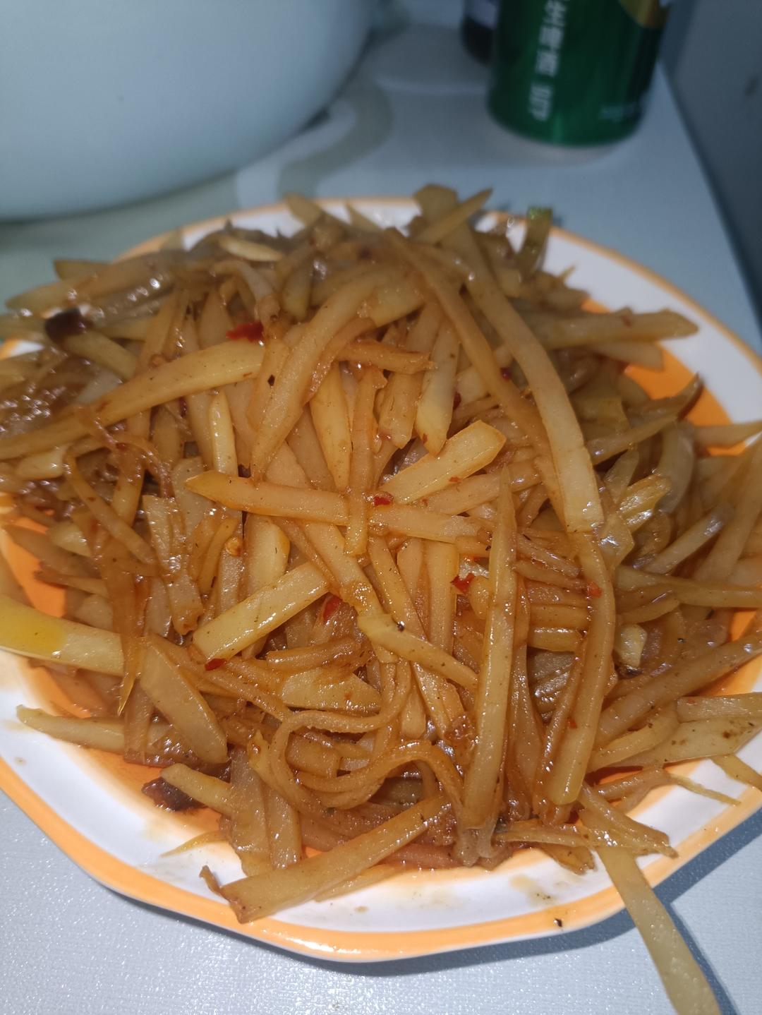 酸辣土豆丝的家常做法 超级下饭