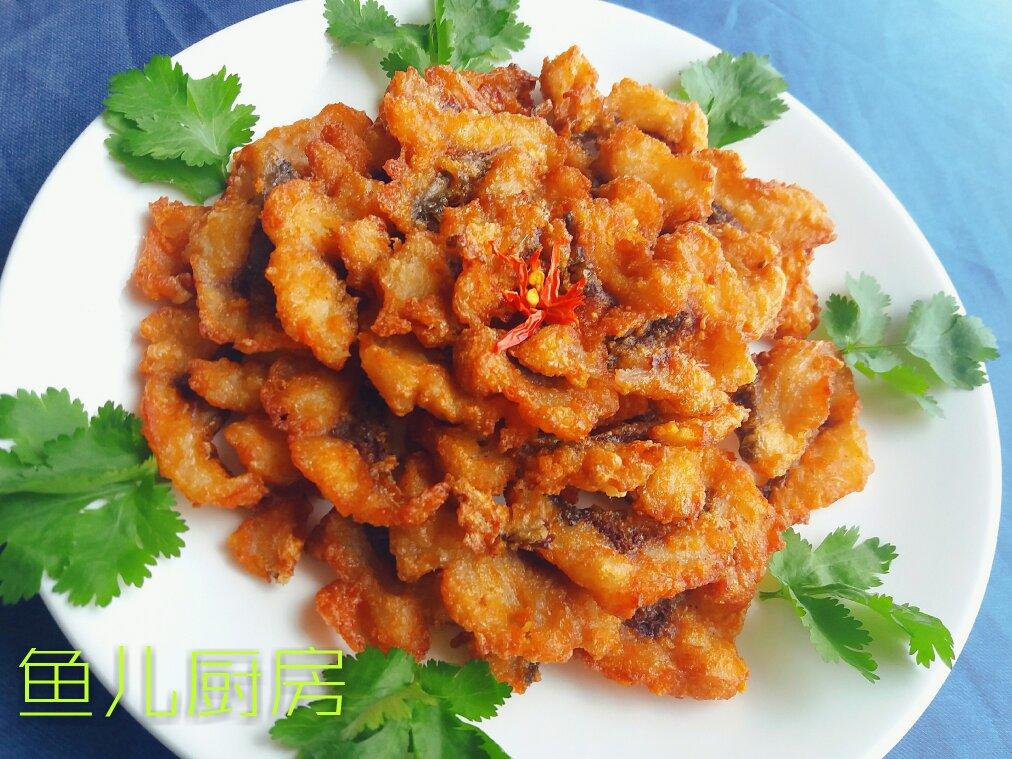 富贵牡丹香酥草鱼片──鱼儿厨房私房菜