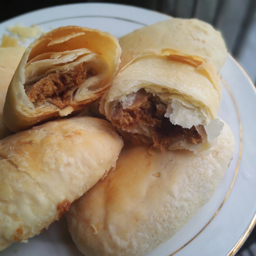 会掉渣，会爆浆的红糖烧饼