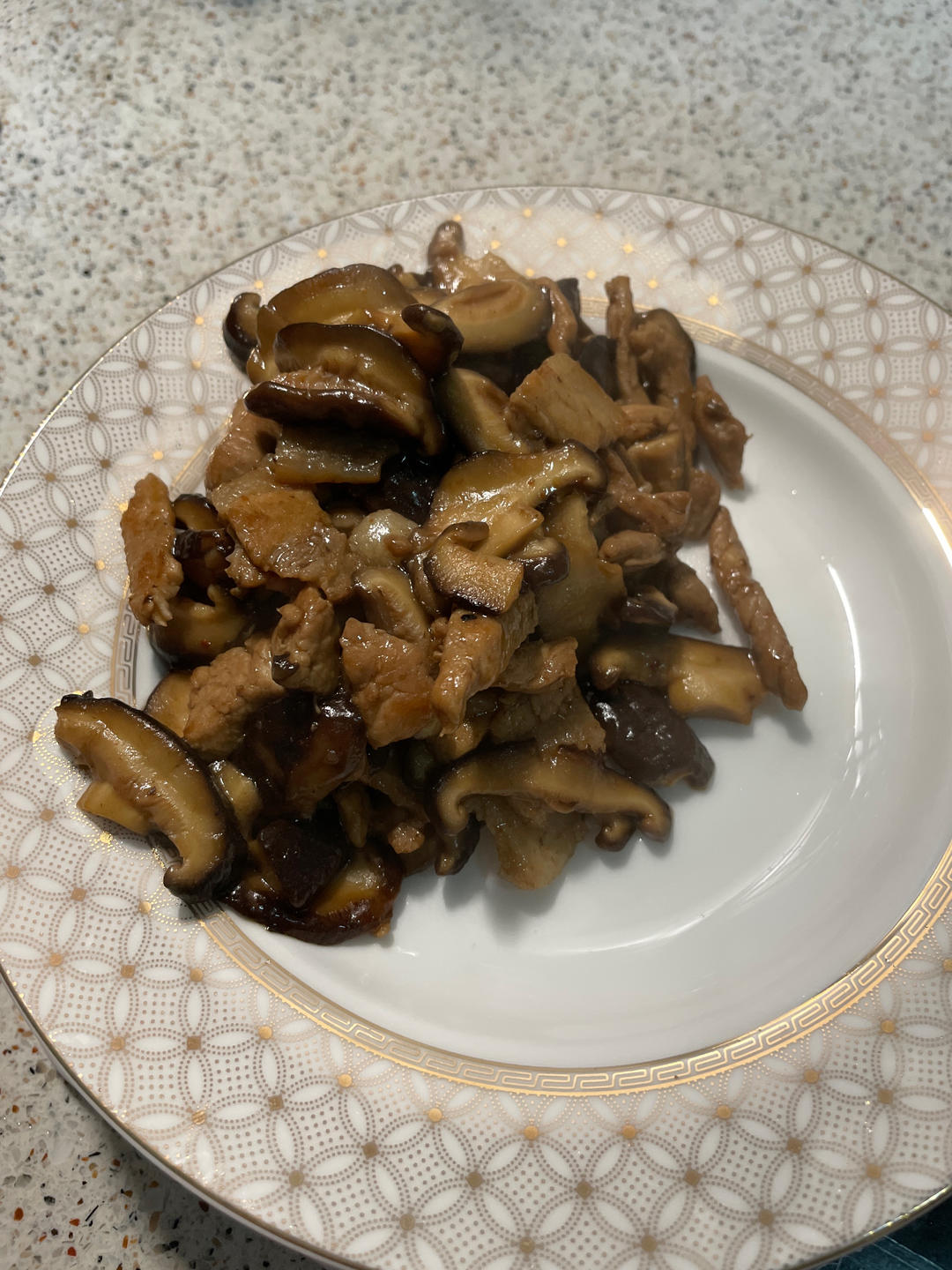 香菇炒五花肉