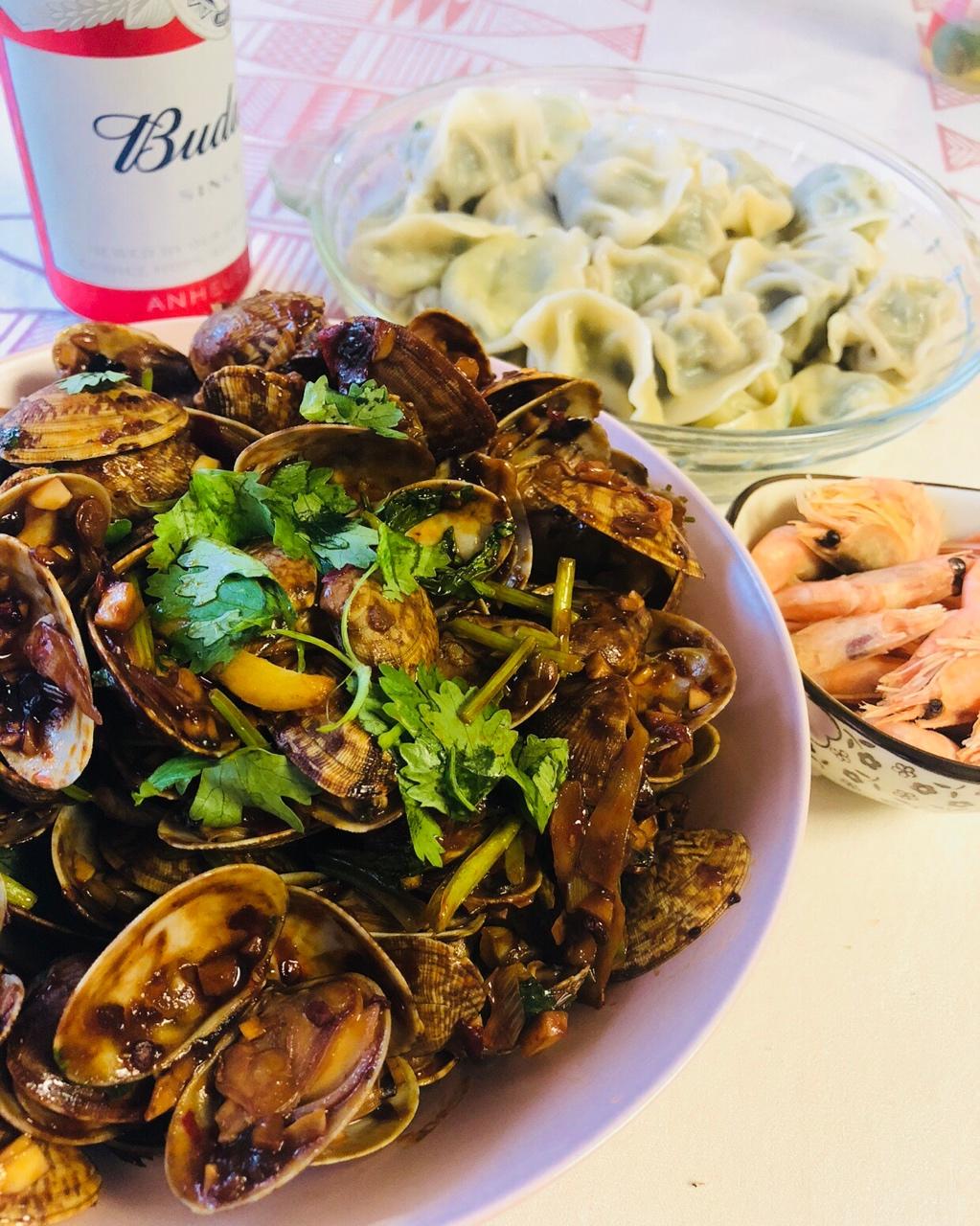 赛过大排档的爆炒花蛤