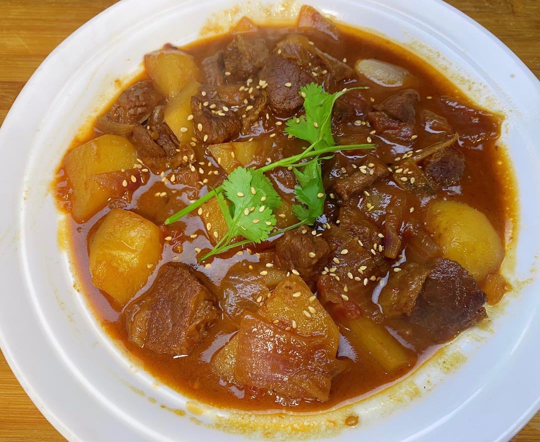 土豆炖牛肉
