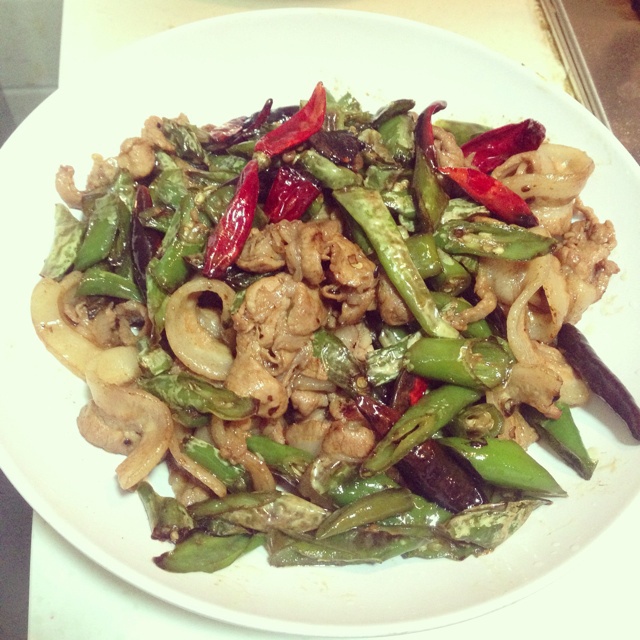 cc厨房の尖椒肉丝