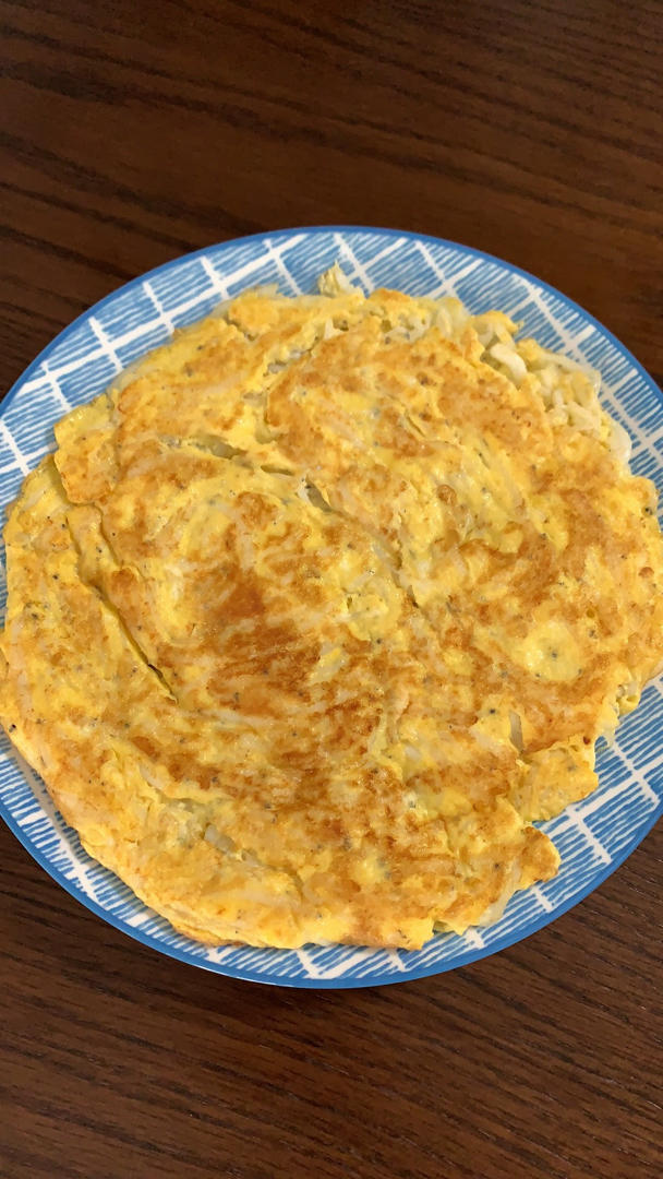 小银鱼煎蛋