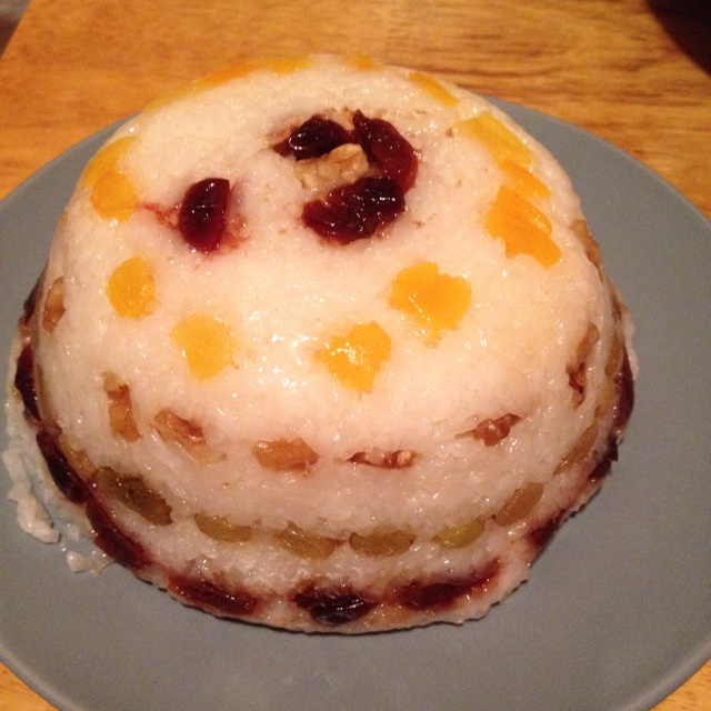 健康无油版豆沙糯米八宝饭