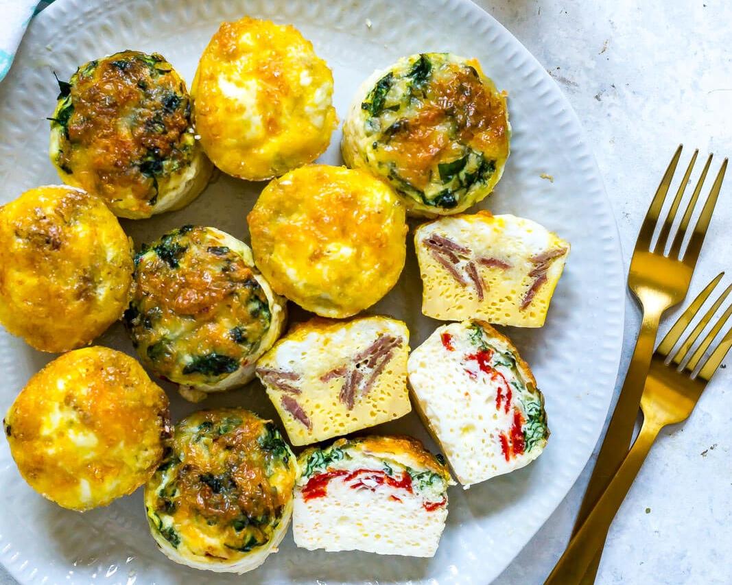 北美星巴克一口吃蛋白 egg white bite的做法