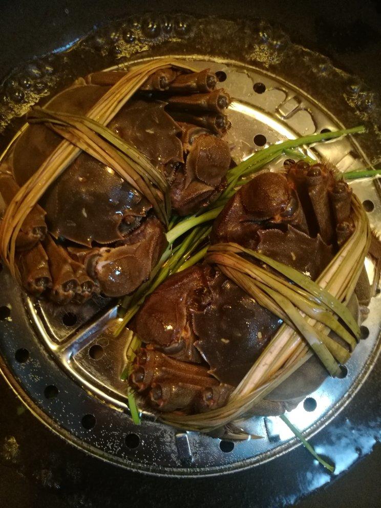 放心去飞hlj做的蒸螃蟹
