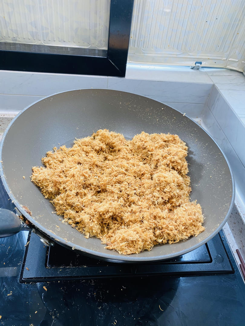 自制无油猪肉松（肉丝），纯手工，零添加，不用面包机，不用厨师机，完美起绒，可做宝宝辅食