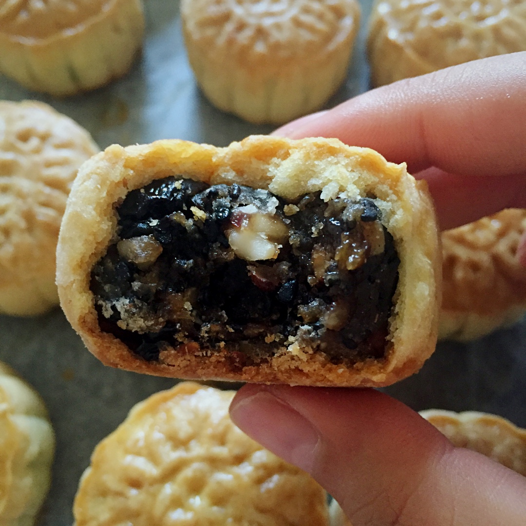 五仁月饼～不用转化糖浆的版本