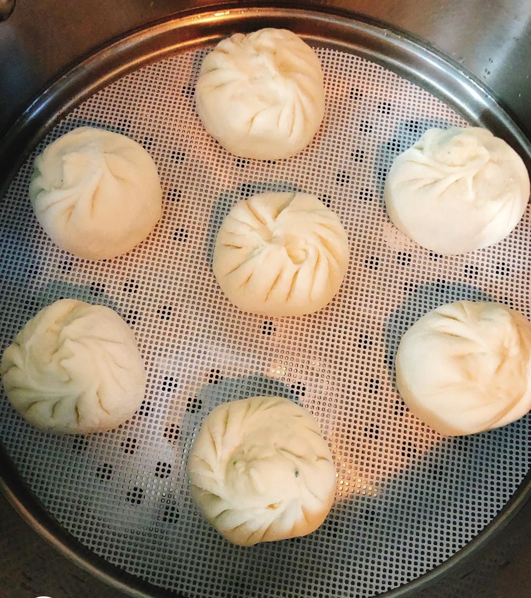 节省一半时间的大包子（另付翠绿菜包子，肉包子，腹黑包子食谱）