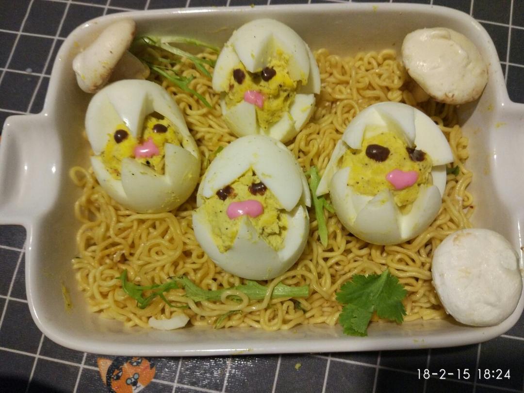 蠢萌小鸡炒面