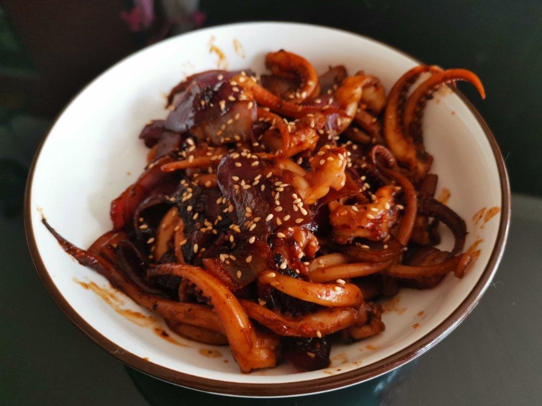 媲美铁板鱿鱼的平底锅鱿鱼