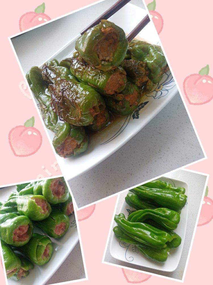 青椒灌肉