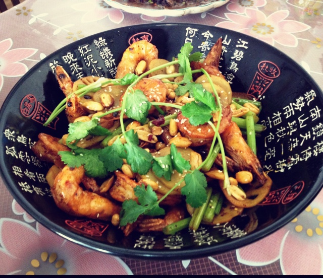 干锅香辣虾