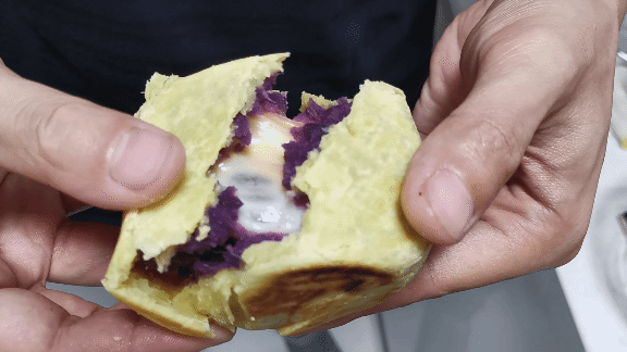 【爆浆紫薯仙豆糕】