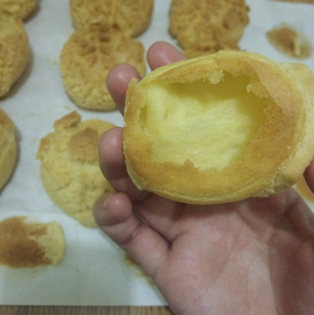 十分美味的酥皮泡芙