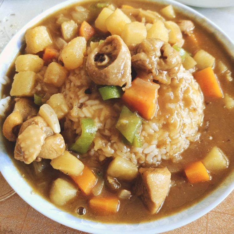 土豆咖喱鸡肉