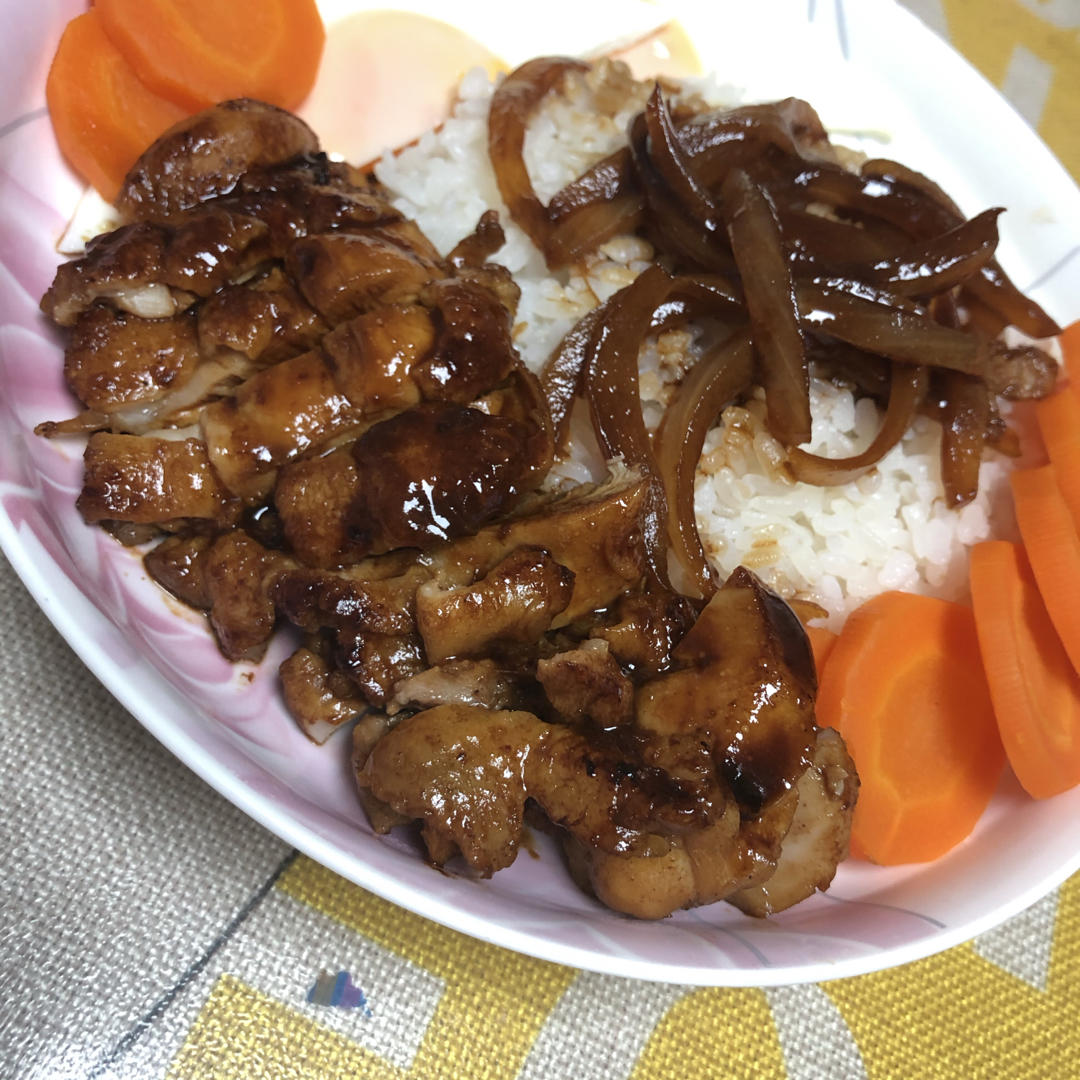 照烧鸡腿饭
