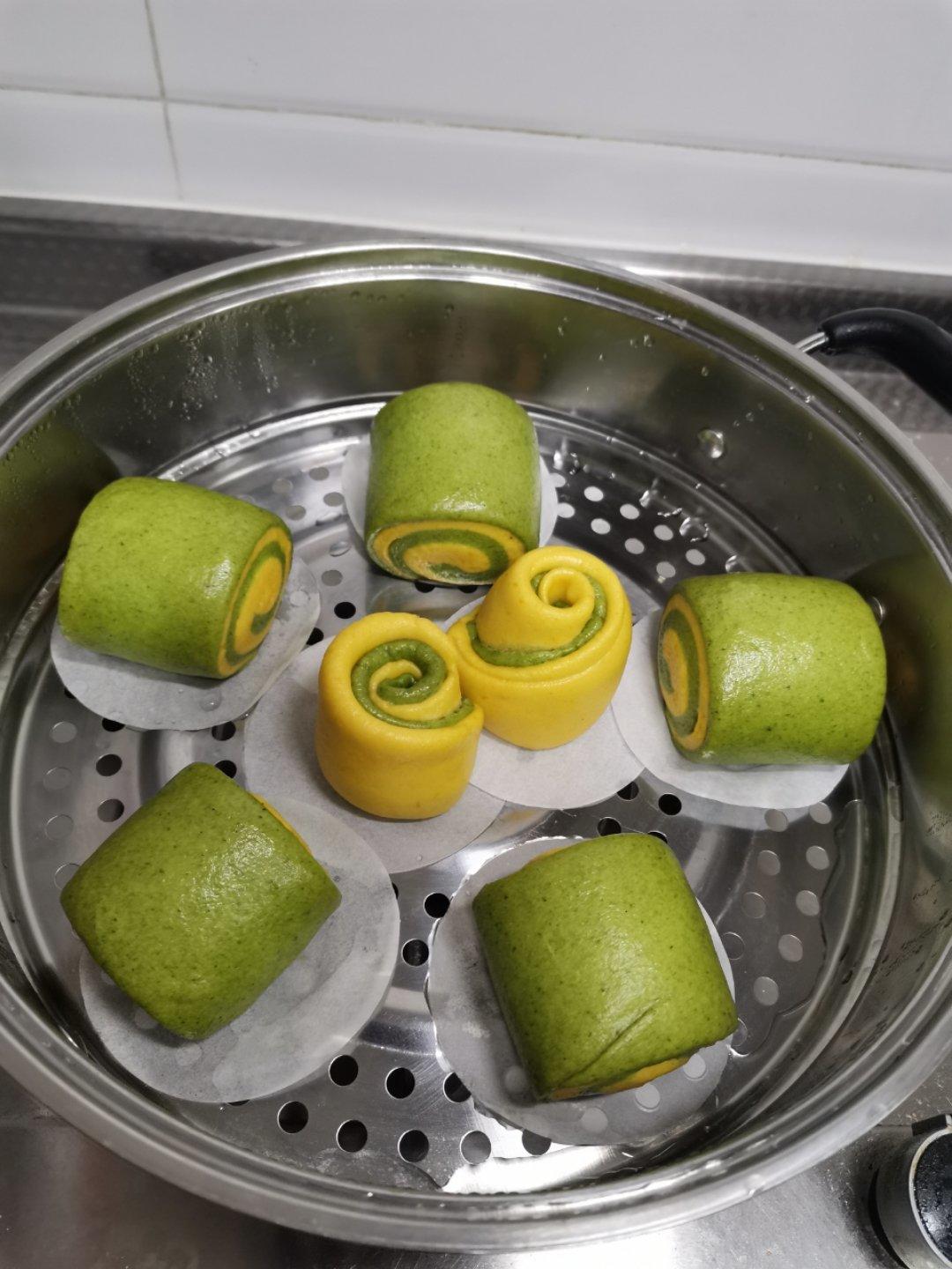 跟蛋糕一样柔软好吃的菠菜馒头