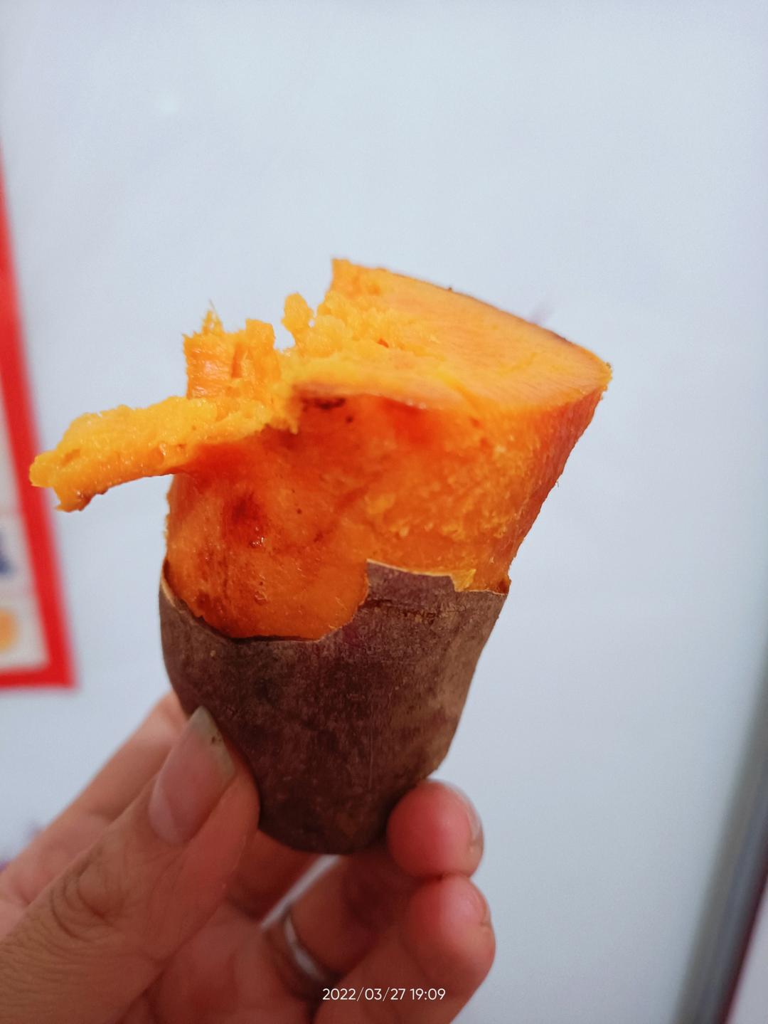 【烤箱版烤红薯】