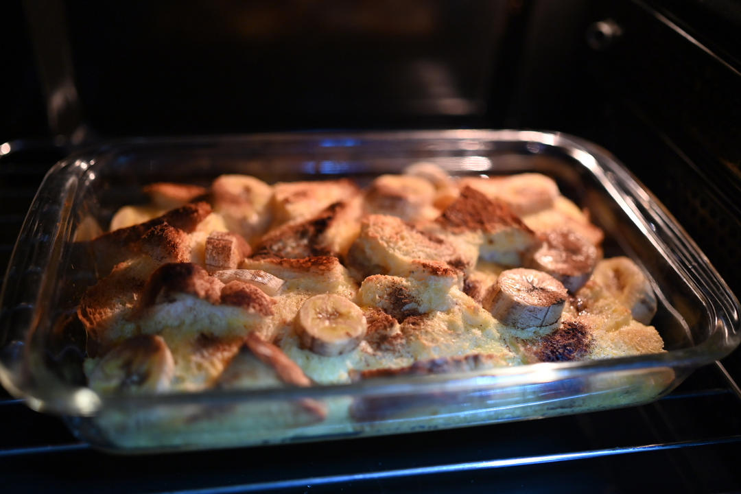 香蕉吐司蛋奶布丁