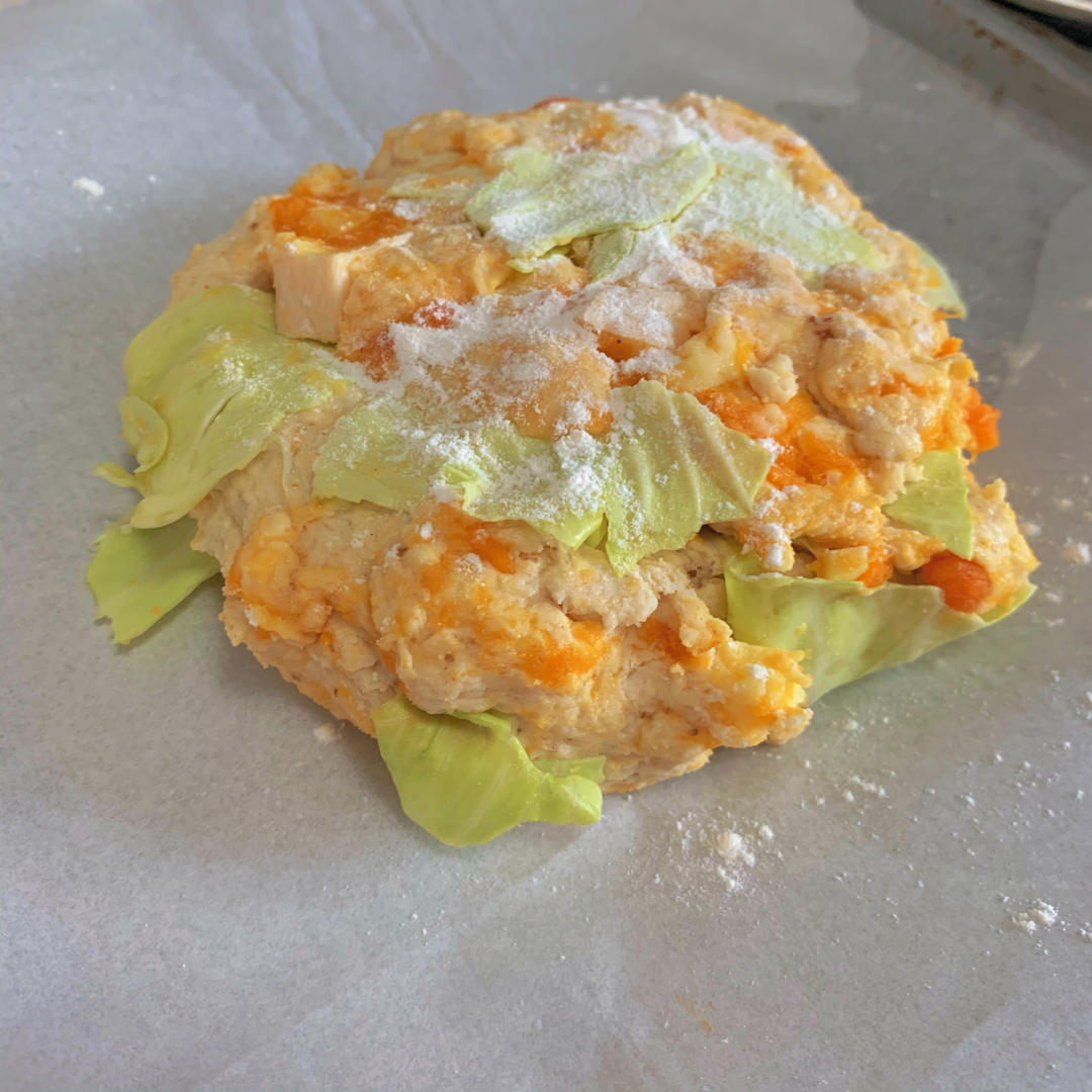 菠菜南瓜奶酪丹波面包丨健康·烘焙