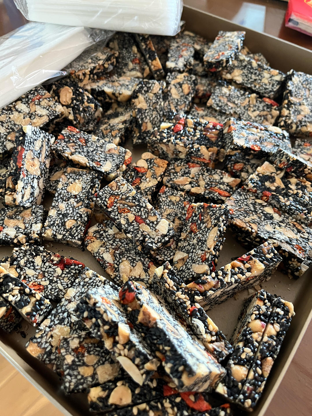 私房爆单🔥黑芝麻核桃营养糕零失败配方