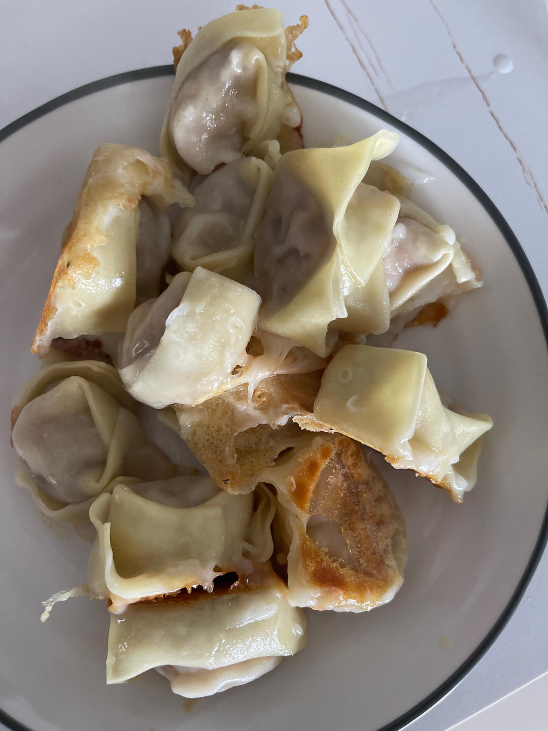 雪花脆皮煎饺
