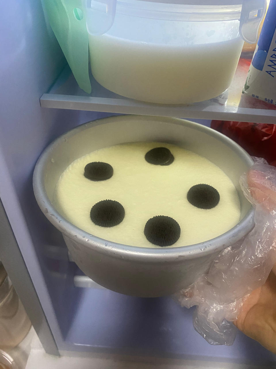 无烤箱.奥利奥酸奶慕斯蛋糕🍰（六寸）家庭简易版.