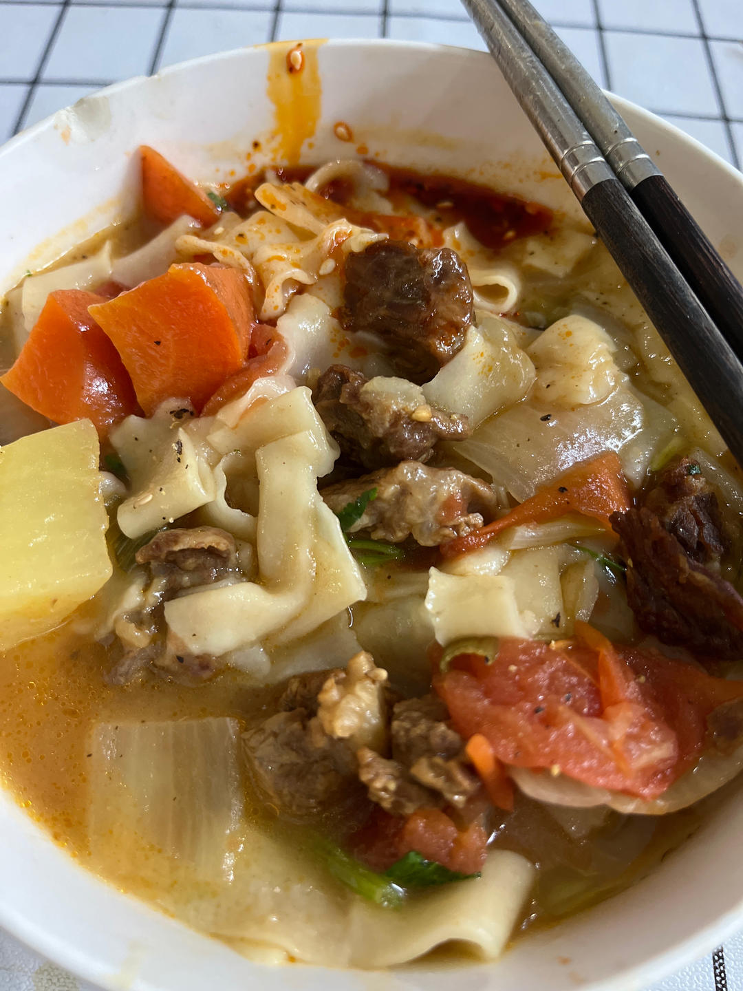 番茄土豆炖牛腩