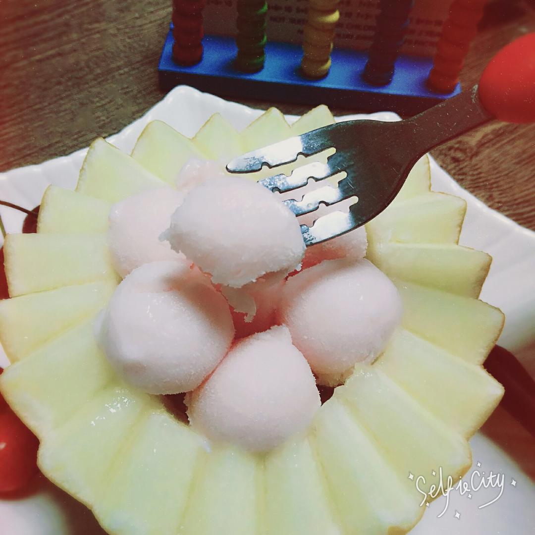 快手冰淇淋（只要棉花糖牛奶两种材料）