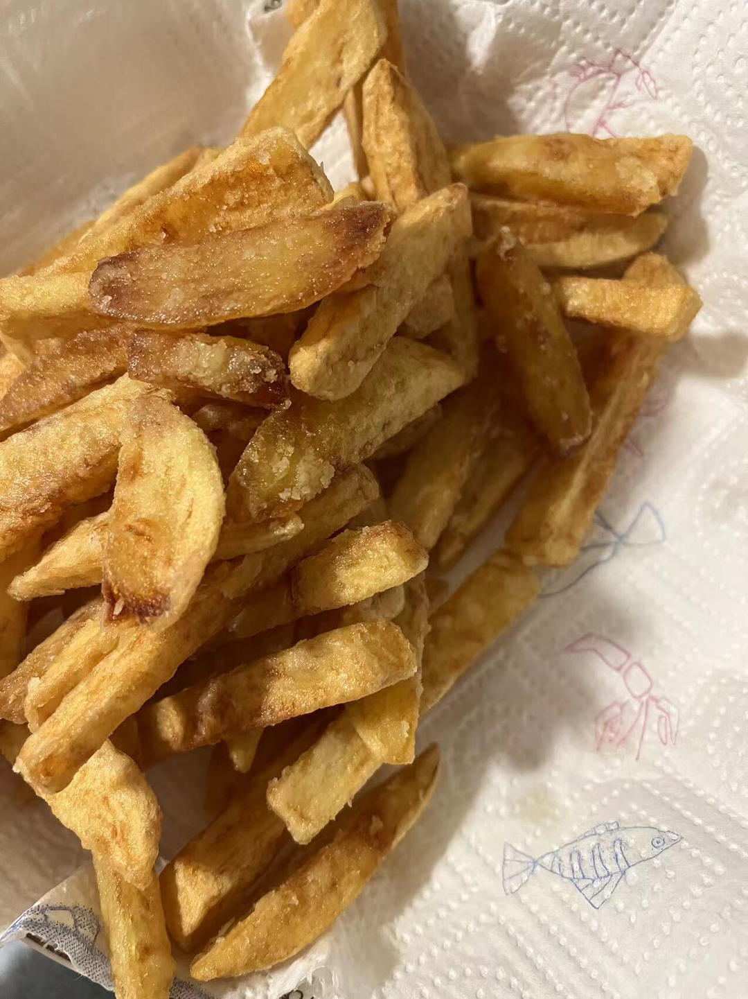 最简单炸薯条，比买的还好吃