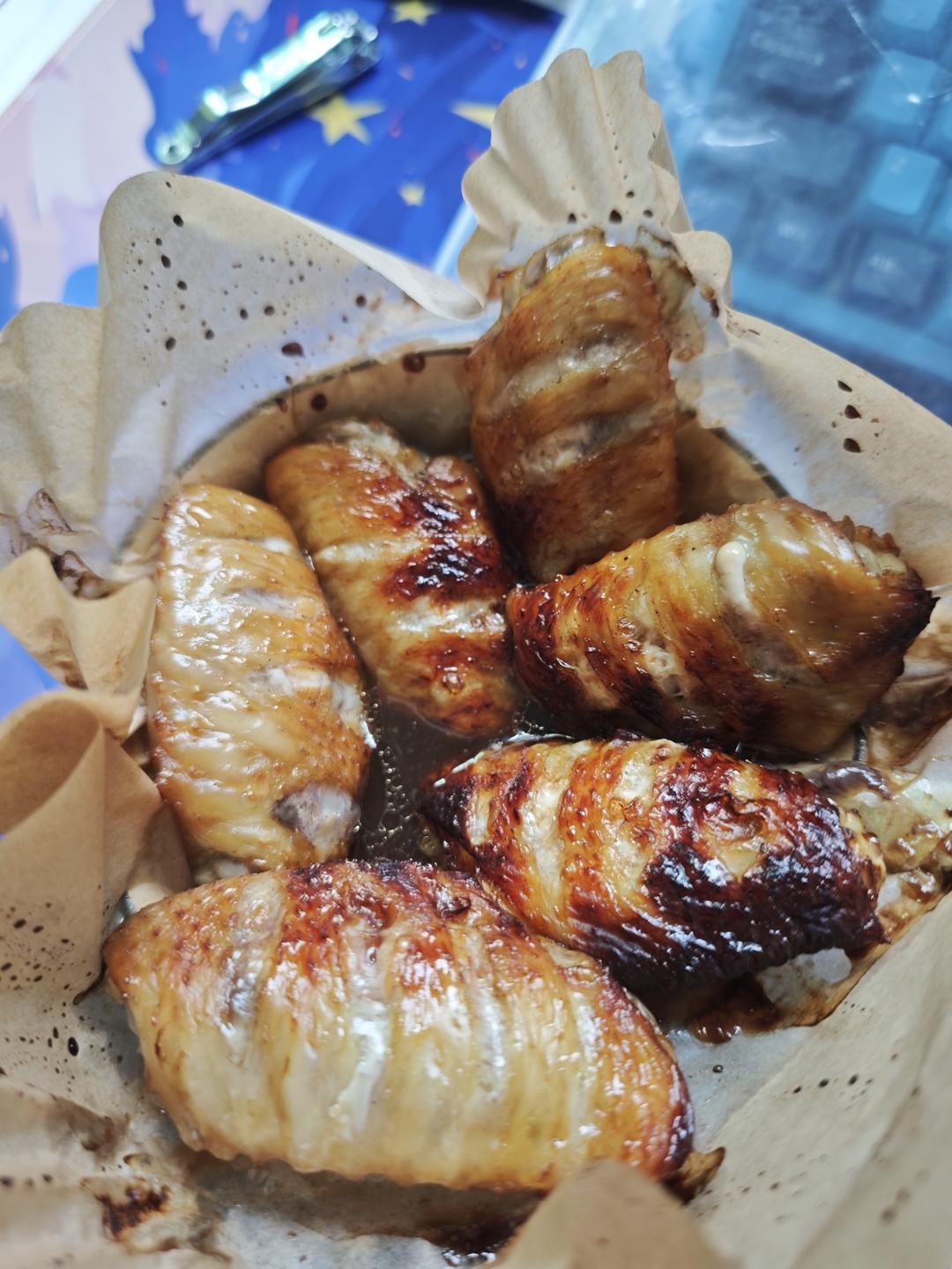 烤鸡翅空气炸锅版