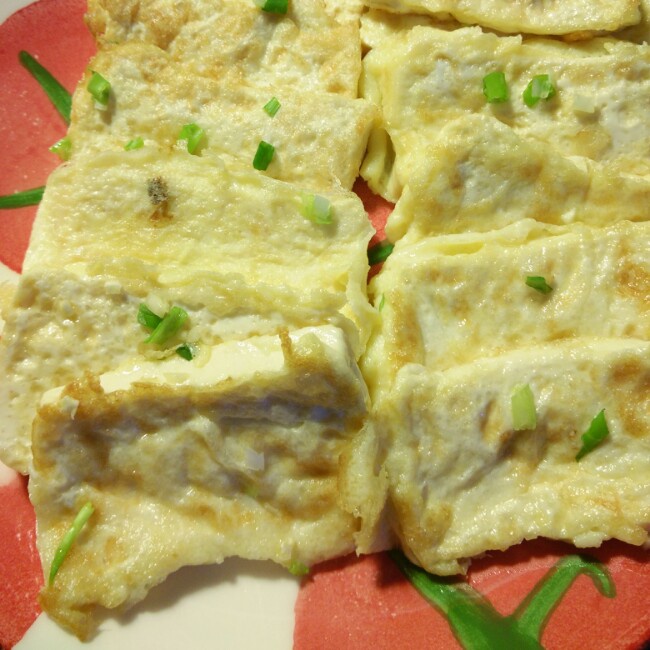 鸡蛋煎豆腐