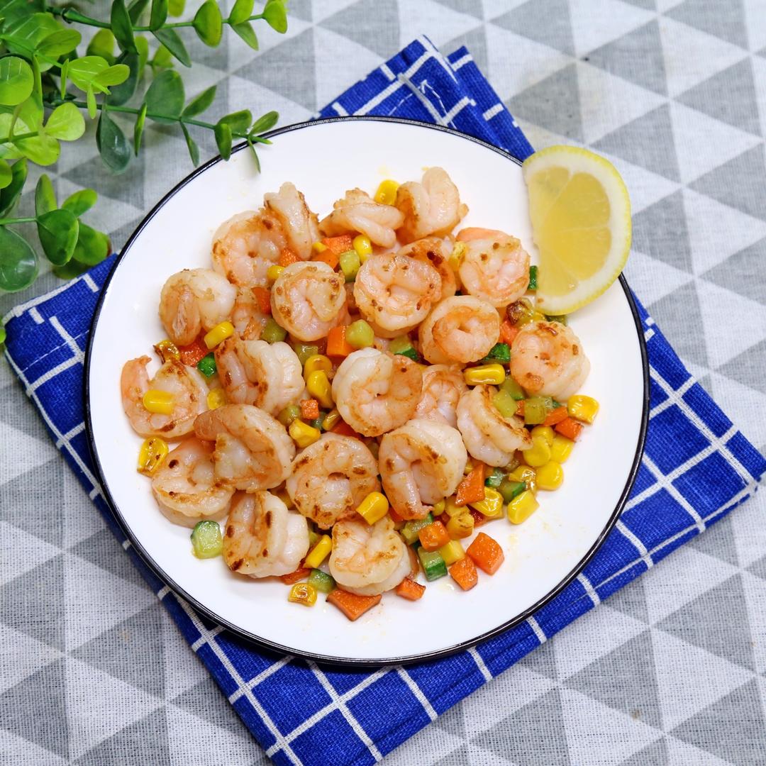 壹禾a做的三色炒虾仁