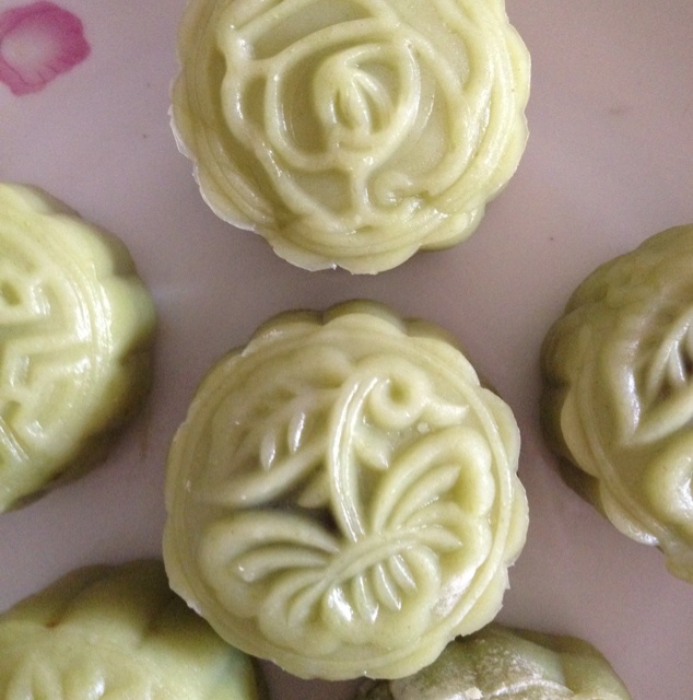 抹茶冰皮月饼