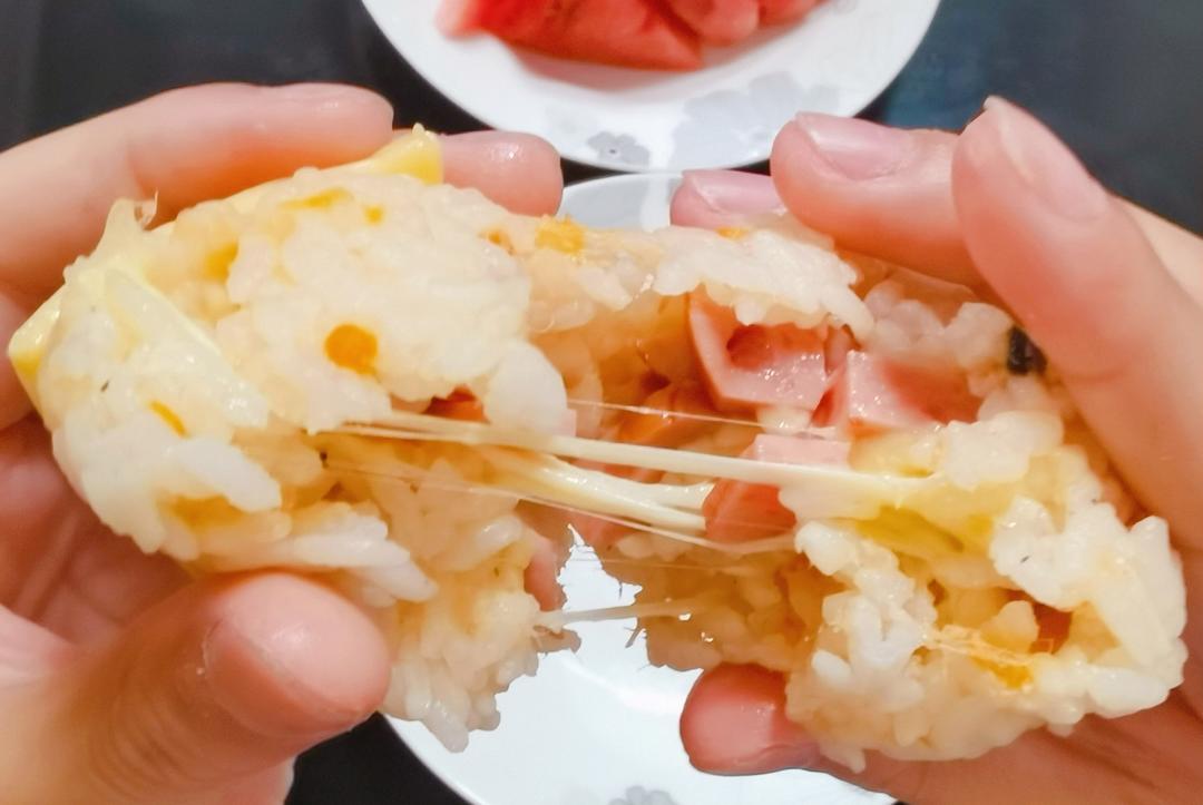 芝士就是力量【芝士肉松小饭团】