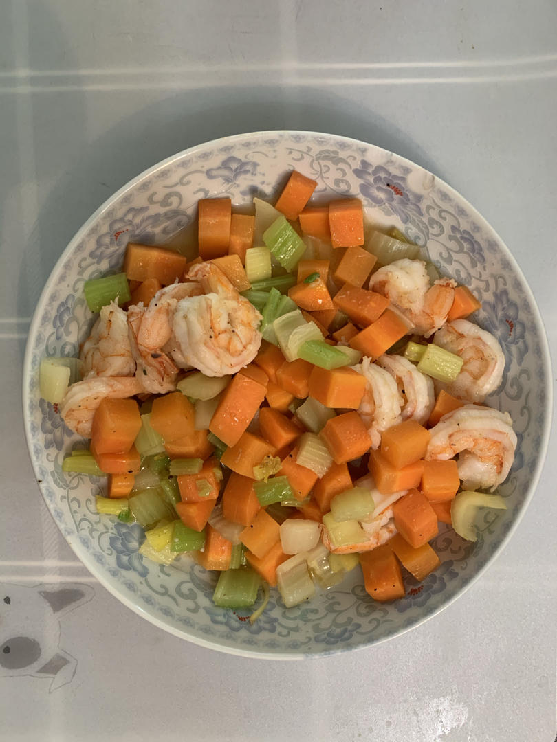 三色虾仁