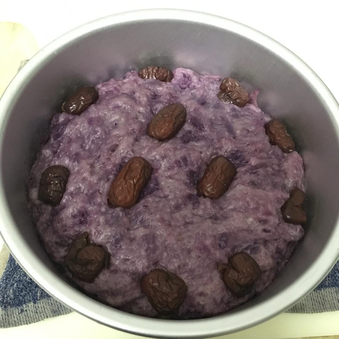 紫薯蒸糕