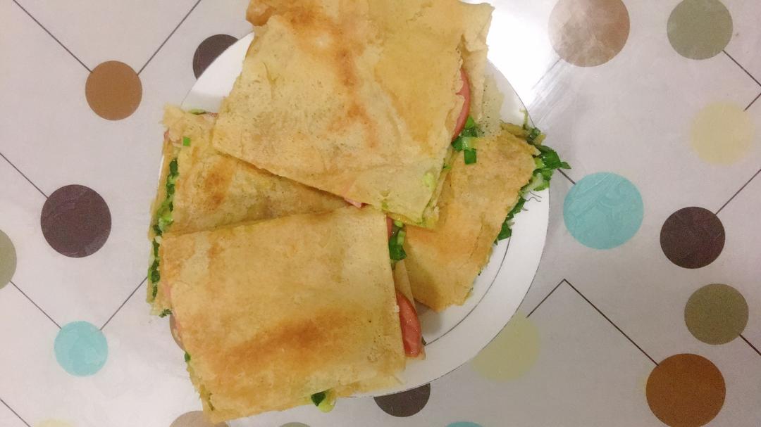 电饼铛版煎饼果子的做法