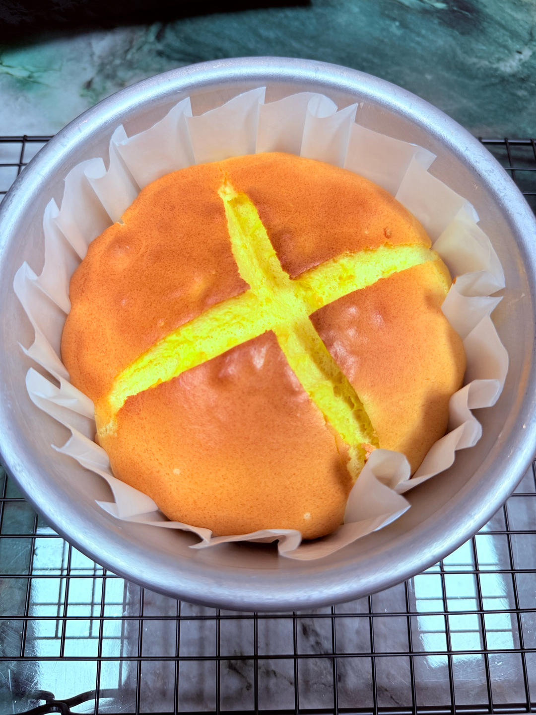 烤舒芙蕾🥞简单方便一次成功～口感绵密好吃😋