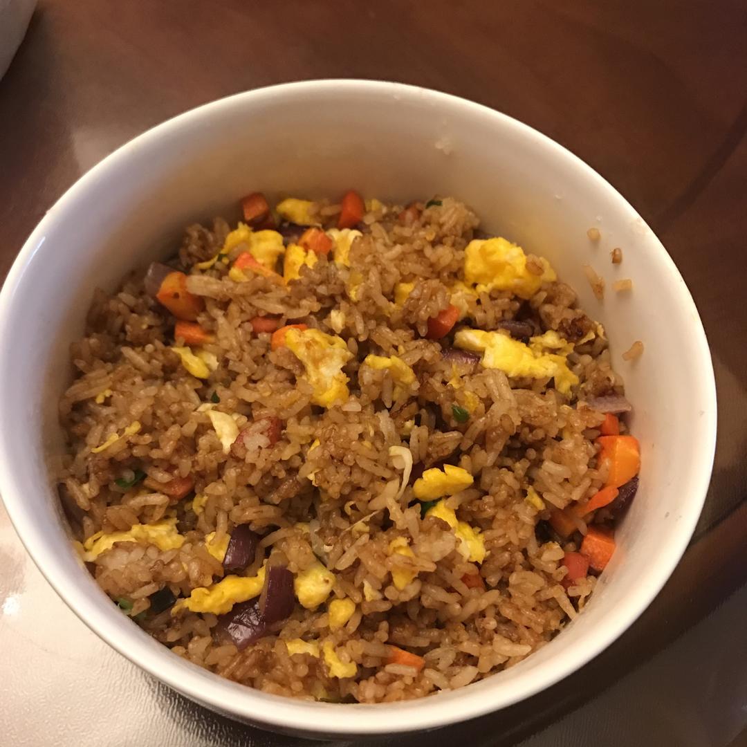 酱油素炒饭