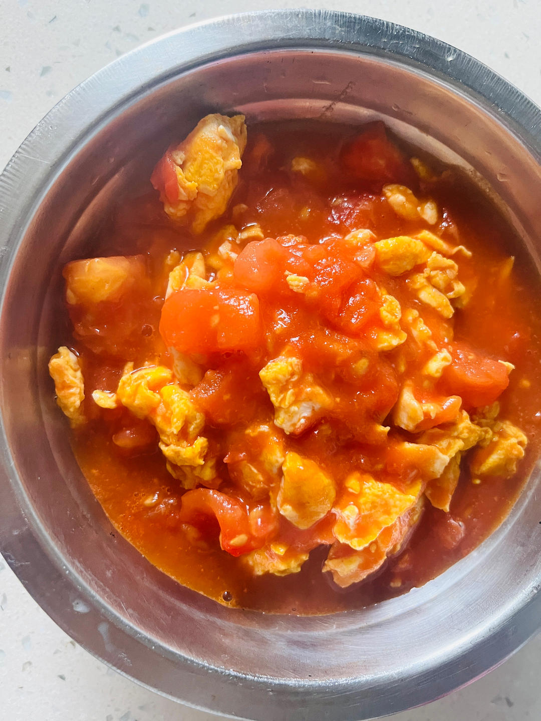 西红柿炒鸡蛋（西红柿鸡蛋盖面）小孩绝对喜欢！