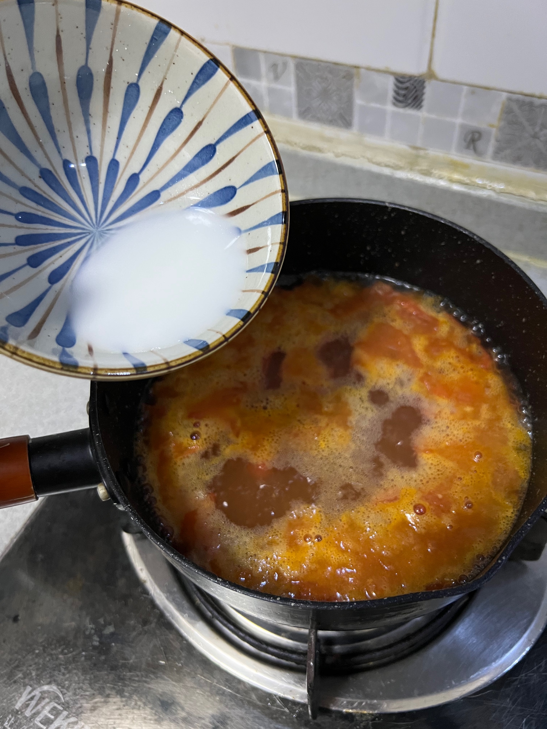 对象连喝三碗‼️西红柿鸡蛋汤的做法 步骤3