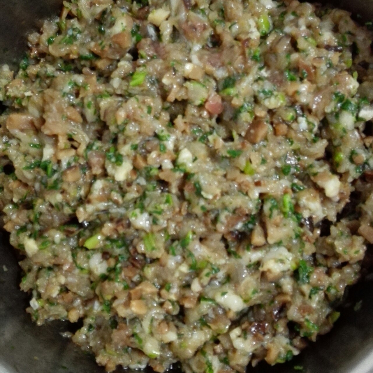 青菜香菇肉馄饨