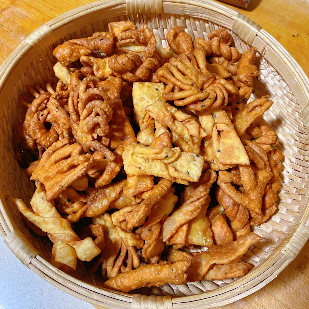 过年小零食 炸翻花 酥香可口油而不腻 附细节视频详解