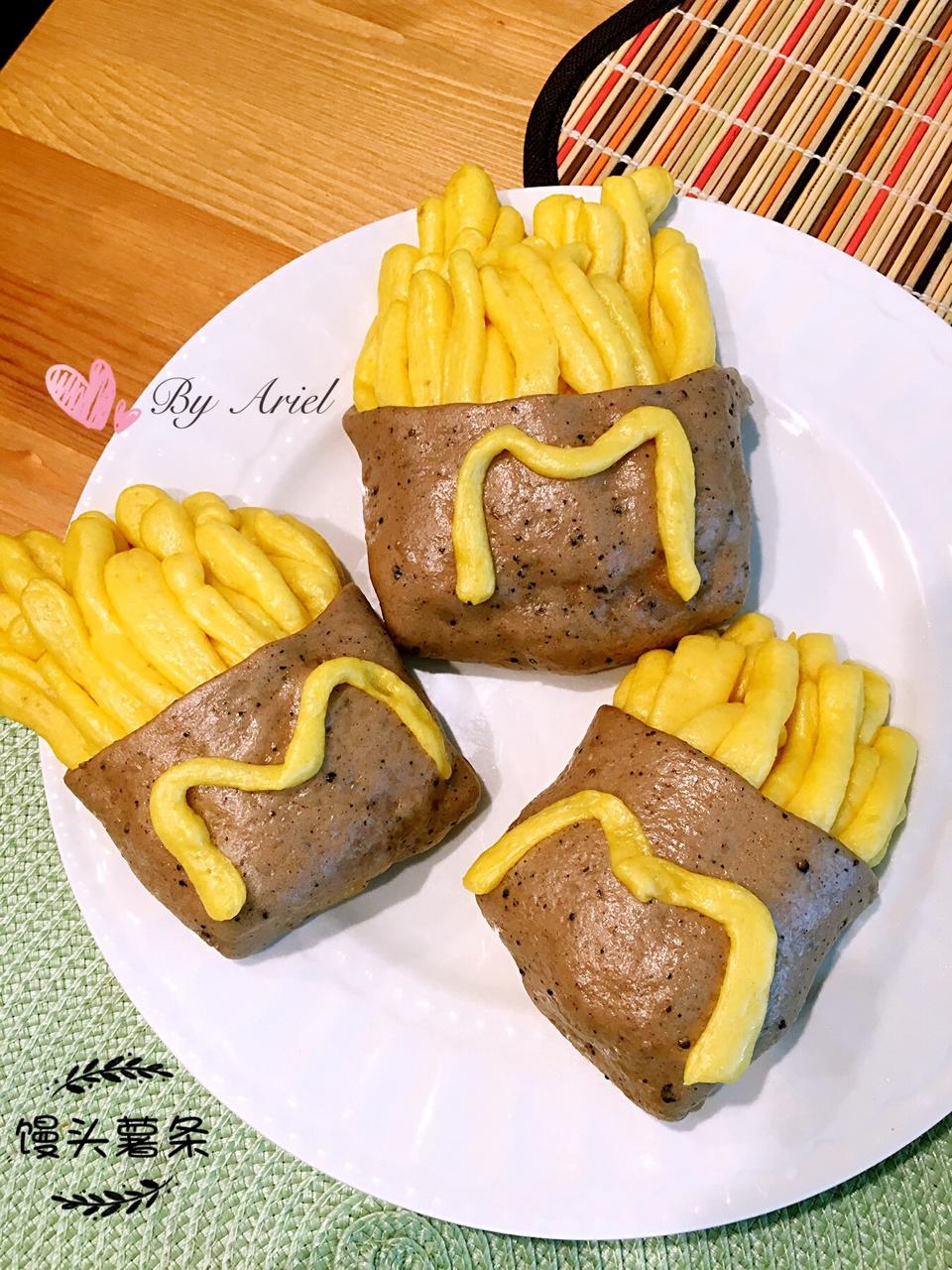 健康的馒头薯条