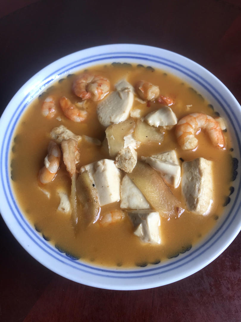 快手～鲜虾豆腐